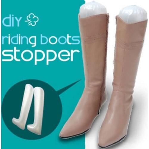 1 Pair Inflatable Shoe Support Shoes Organizer Rack Boots Shaper Stretcher Boots Stand Holder Home Accessories Gadget