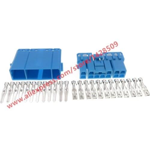 10 Sets 12 Pin Auto Wiring Harness Female Male Connector With Terminals 7122-1729-90 7123-1729-90