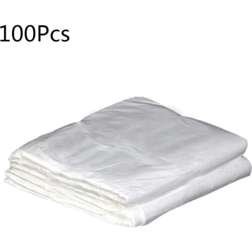 100Pcs Disposable Waterproof Barber Cape Haircut Hairdressing Shawl Barbershop Hair Salon Apron