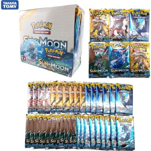 324Pcs Pokemon Cards Box TCG: Sun & Moon Evolutions Pokemon Booster Shinny Card Pokemon Game Toy Kids Birthday Gift