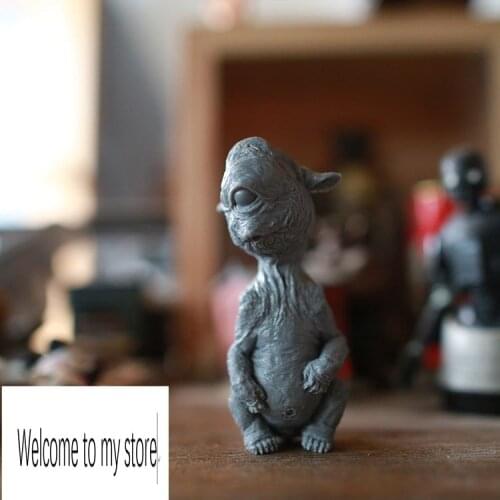 8cm resin figure model toy one-eye monster mold white mold