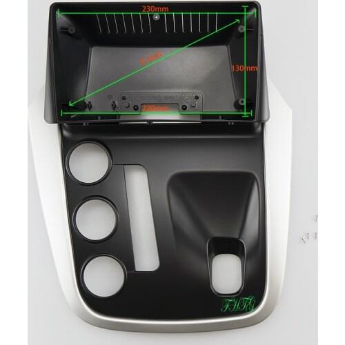 9 INCH Car Audio Frame GPS Navigation Fascia Panel Car dvd Plastic Frame Fascia is suitable for 2016+ MAHINDRA KUV100