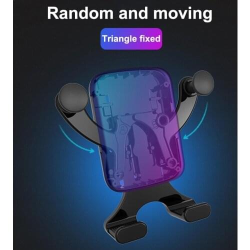 Car Phone Bracket Car Outlet Gravity Mount Holder Horizontal Vertical Screen Phone Stand NK-Shopping