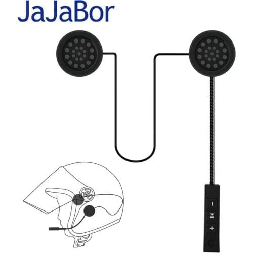 JaJaBor Wireless Bluetooth Headset Motorcycle Helmet Earphone Headphone Speaker Handsfree Music Automatically Answer BT8