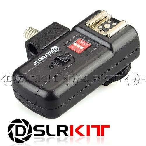 DSLRKIT PT-08XTH RX Wireless Flash Trigger Receiver with Umbrella Holder