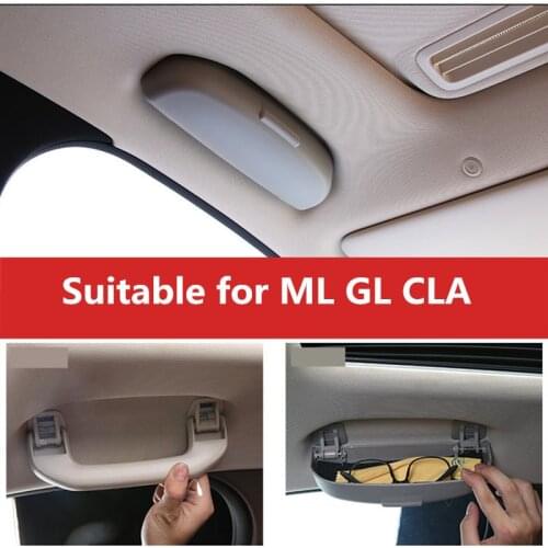 Free Shipping DeHen Car Glasses Case for Benz ML W164 GL X166 X164 CLA W117 Car Sunglasses Storage Box Case