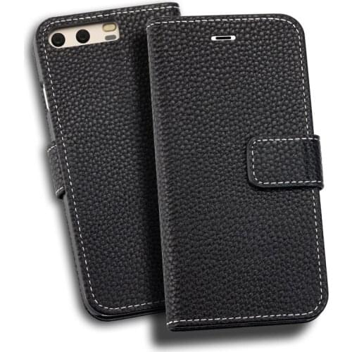 For Huawei P10 Wallet Case,Hengneker Business PU Leather+PC Case with Card Pocket+Magnetic buckle for huawei P10Plus flip cover