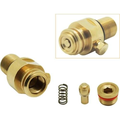 Cylinder CO2 Refill Adapter TR21-4 Thread Converter Fit for W21.8-14 Connector
