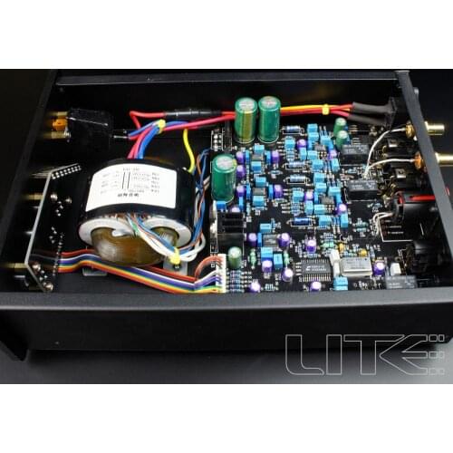 DAC-AM multifunctional decoder headphone+ pre amp + decoding ad1853 main chip