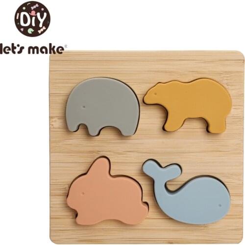 Lets make1SET Baby Building Block Toy Montessori Number Pattern Letter Block Building Block Childrens Gift Intellectual Toy