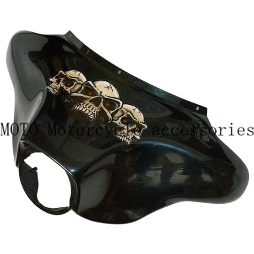 For Electra Glide Street Glide Ultra Classic & Trike models 96-13 Motorbike Outer Fairing Decals Red Eyes Skulls Decals Stickers