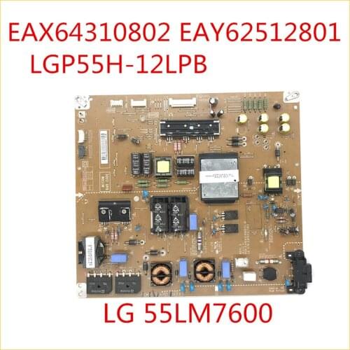 EAX64310802 EAY62512801 Power Supply For TV LGP55H-12LPB LG 55LM7600 Plate Power Supply Card Professional TV Accessories Board