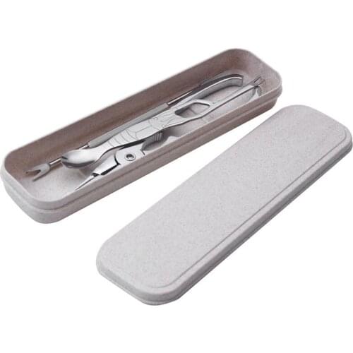 Crab Lobster Crayfish Crackers Picks Spoons With Box Big Crab Peel Shrimp Seafood Tool Clamp Pliers Clip Pick-3Pcs Standard