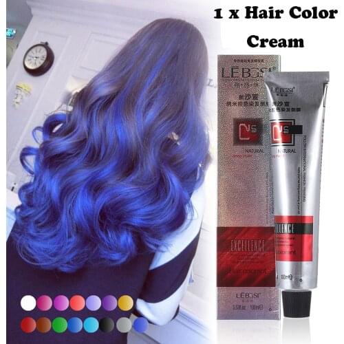 Hair Color Cream Hair Dye Semi Permanent Molding Paste Dye Hair Rel Styling Multicolor Hair Care Styling Tools For Women/Men