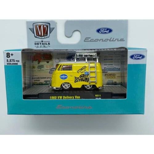 M2 machines 1:64 1960 VW Delivery Van Collection Metal Die-cast Simulation Model Cars Toys
