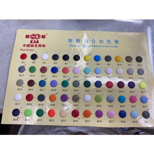 White Black Color Matt cap Face finish T3 T5 T8 KAM Resin Snap Button snap fastener Plastic Snaps button 1000 sets/color