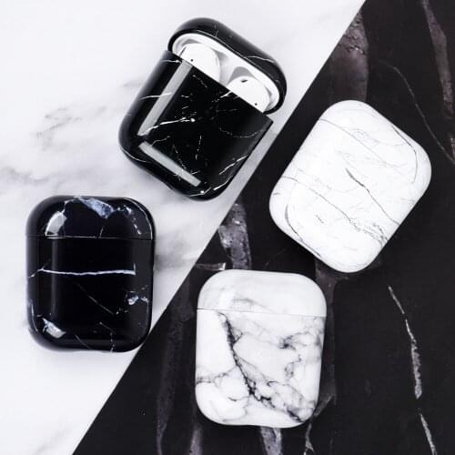 Marble Cases For Original Apple Airpods Case Accessories Cute Cover For Apple Airpods 2 Air Pods 1 Sleeve Headphone Box Coque