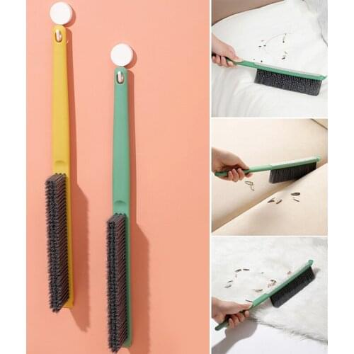 Soft Cleaning Brush with Long Handle and Soft Bristle Lint Remover Dust Sweeper for Keyboard Home Hotel Bed Car TS2