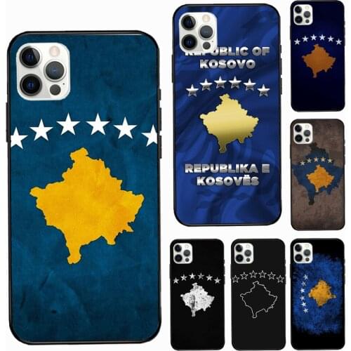 Kosovo Flag Soft Cover For Apple iPhone 11 12 Pro Max mini SE 2020 X XR XS Max 7 8 Plus Phone Case