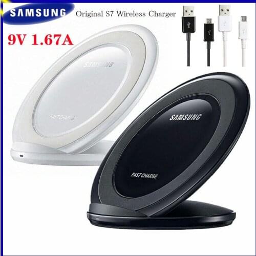 Original Samsung A9 Pro Fast Wireless Charger 15W Quick Charge 9V/1.67A Micro USB Port Cable For Galaxy S7 Edge A02S Note 4 M30