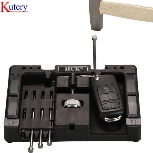 Kutery Original HUK Key Fixing Tool Flip Key Vice Of Flip-key Pin Remover for Locksmith Tool With Four Pins