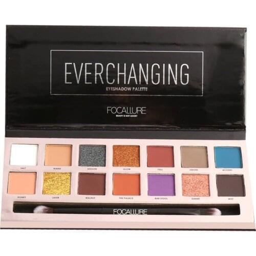 Beauty Eyeshadow Palette - 14 Colors Eye Shadow Powder Make Up Waterproof Eye Shadow Palette Cosmetics