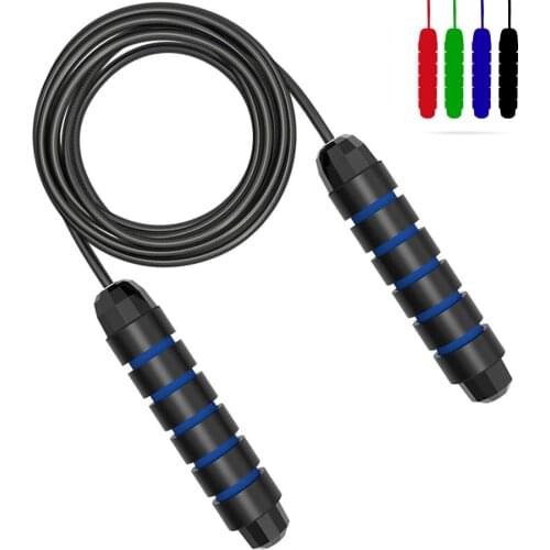 Adjustable Jumping Rope Weighted Speed Jump Rope Steel Wire Skipping Rope Workout Training Home Sport Fitness Equipment