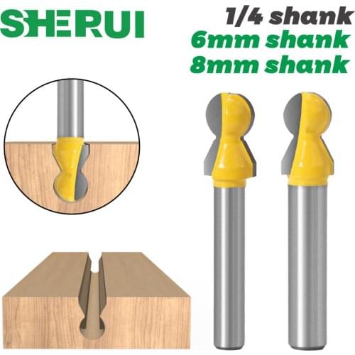 1pcs 8mm shank 1/4 inch router bit,Horizontal crown molding bits，Professional Woodworking Tool
