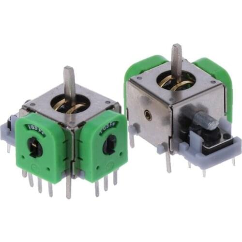 2Pcs 3D Analog Stick Joystick Axis Sensor Module for PS4 for XBOX ONE Controller