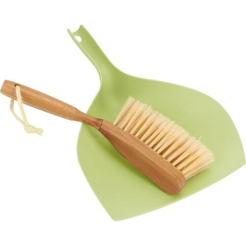 Household Cleaning Brush 2pcs/set Small Broom Set Home Cleaning Products Dust Shovel Mini Broom Bucket Combination