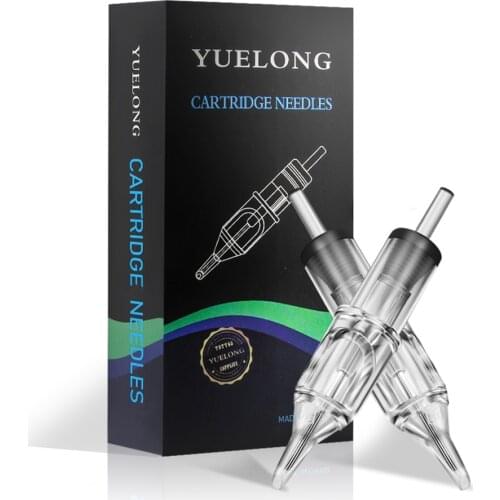 20PCS Tattoo Cartridge Needle 3/5/7/9/11/14RL Disposable Semi-Permanent Eyebrow Lip Makeup Cartridge Needles for Tattoo Machine