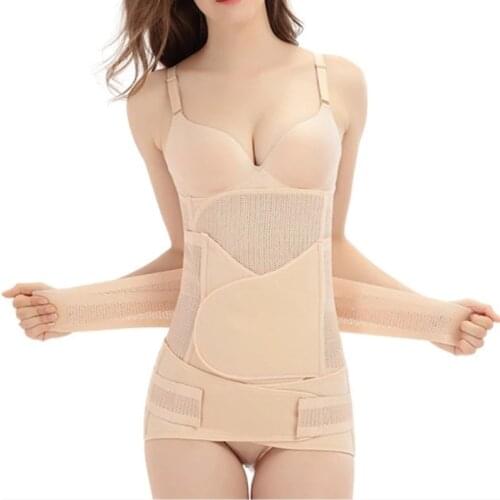 3in1 Maternity Belly Abdomen Pelvis Postpartum Belt Body Recovery Shapewear Slim Waist Trainer Corset After Pregnancy L132