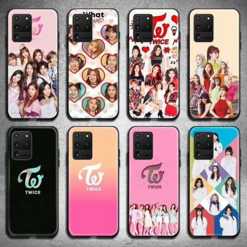 TWICE Kpop Phone Case For Samsung Galaxy S21 Plus Ultra S20 FE M11 S8 S9 plus S10 5G lite 2020