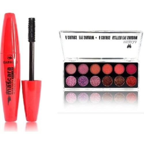Gabrini Suya Dayanıklı Maskara+parlak Ve Simli Far Paleti
