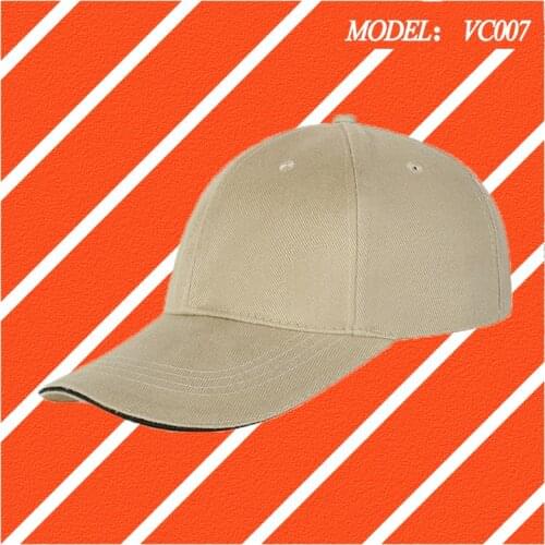 Eichhornia copper buckle cotton six-piece cap 8 colors trendy brand pure cotton outdoor baseball cap VC007