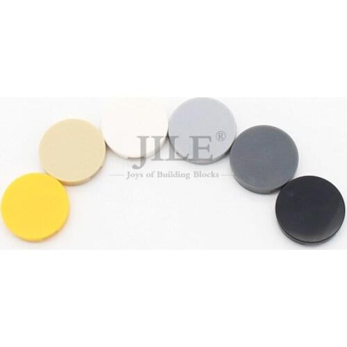 Moc Building Blocks Tile Round 2x2 4150 DIY Creative Enlighten Basics Bricks Classic Sets Compatible with Assembles Particles