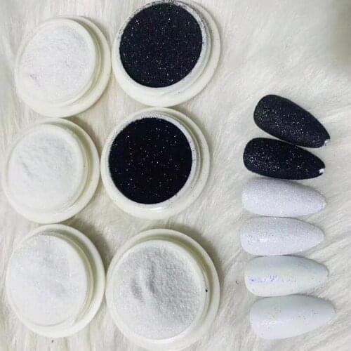 A Box Nail Glitter Assorted Colors Nail Art Fine Glitters Powder Dust UV Gel Polish Nail Powder