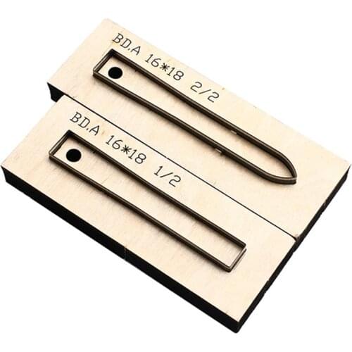 Leather shape DIY Watch band belt Leather cutting die laser punch die Steel Blade leather sheet cutter mold