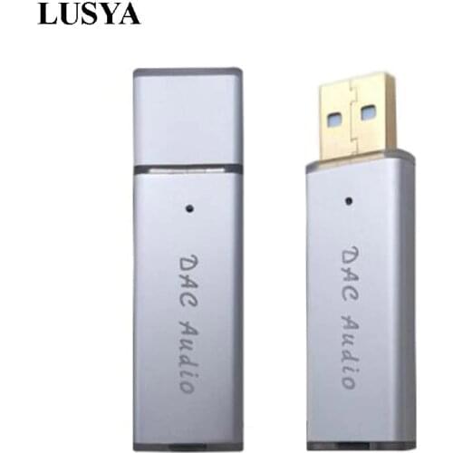 Lusya SA9023A + ES9018K2M USB Portable DAC HIFI External Audio Card Decoder For Computer Android D3-002