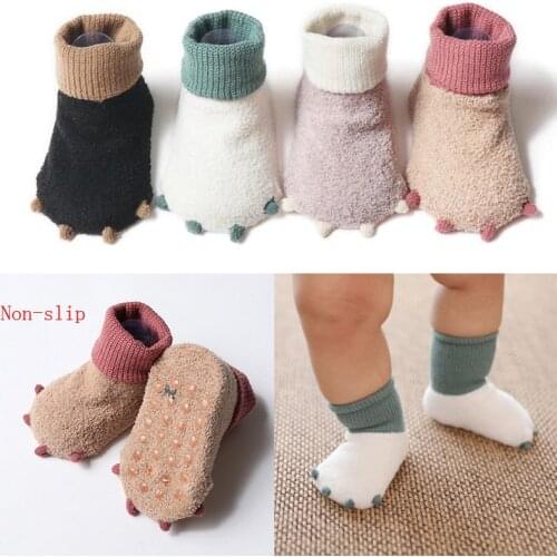2019 New cute autumn and winter newborn socks casual warm baby foot sock