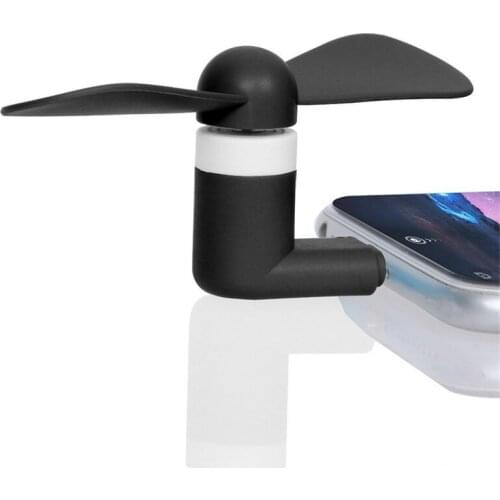 Creative Mini Portable Micro USB Fan 5v 1w Mobile Phone USB Gadget Fans Tester For Type-C Type C USB-C 100pcs/lot