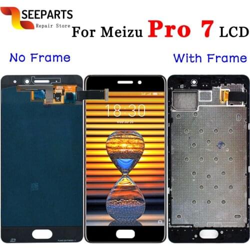 Original Meizu Pro 7 LCD Display Pro7 Touch Screen Digitizer Assembly M792M M792H Screen Replacement 5.2" Meizu Pro 7 LCD +Tools