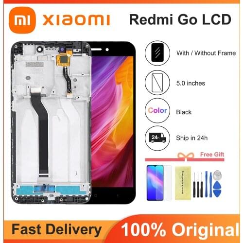Original 5.0" LCD Screen For Xiaomi Redmi Go LCD Display+Touch Screen Replacement Digitizer Display For Redmi GO LCD