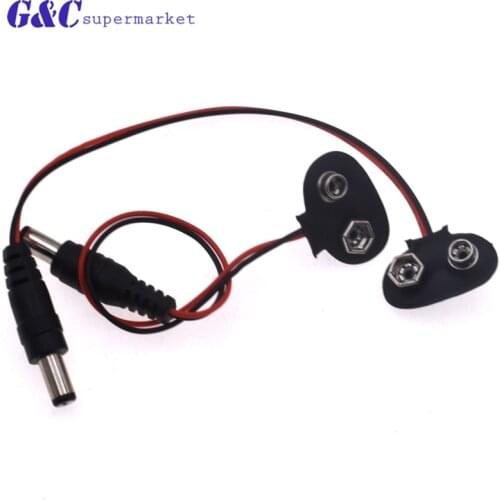 1pcs 9V Battery Connector 9V Battery button power plug for arduino Mega 2560 1280 UNO R3 132 100%New Original