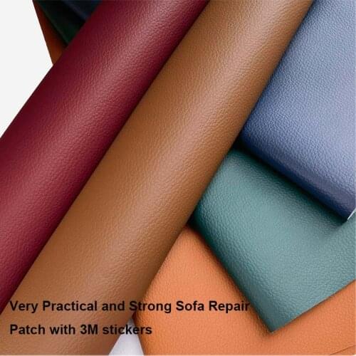 20*30cm 3M Strong Self Adhesion Litchi Faux Synthetic Leather Sofa Repair Patch Self-adhesive Sticker for Chair Sofa Car Sticker