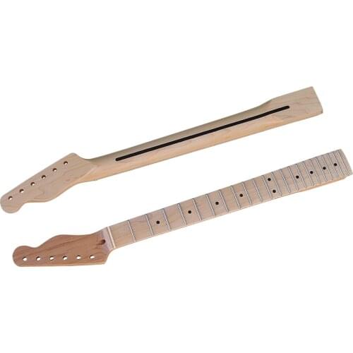 Matte Finish TL Guitar Neck Canada Maple TL Electric Guitar Neck Natural Color 6 Strings Guitar Arm 22 Frets 5.5cm Heel Width