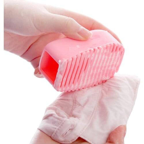 Silicone Shampoo Brush Magic Clean Brushes Bath Towels Body Brush Bath Belt Exfoliating Wash Skin Tools Clothes Clean Brushes