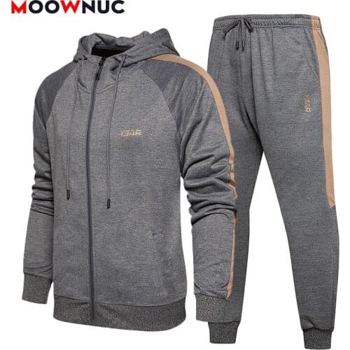 Hoodies + Pant Mens Casual Sets Tracksuits Male Sportswear Jogger Spring Autumn Sweatshirt Hombre Sporting Fashion Europe Size
