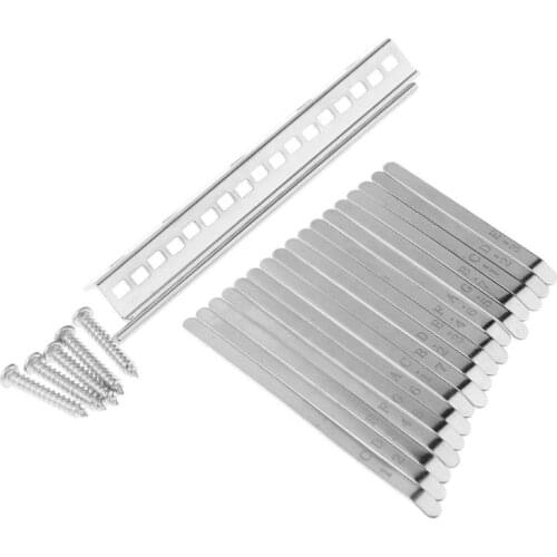 Aluminum Alloy Replacement Keys For African Kalimba Mbira 17 Keys Thumb Piano Parts Solid Metal Musical Instruments Accessories