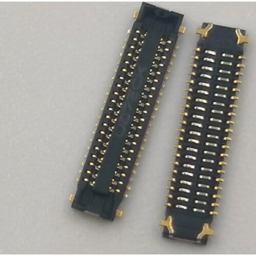 2Pcs LCD Display Screen Flex FPC Connector For Motorola Moto E4 XT1766 XT1765 One P30 Play P30Play Contact Plug On Board 40pin